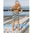 thumbnail image 3 of HAPPY BAY Women's Bikini Swimsuit Beach Cover ups Sarong One Size Black, Dolphin, 3 of 5