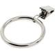 thumbnail image 3 of 20 Pieces Curtain Rings with Clip, Stainless Steel Curtain Hanging Rings with Clips, 38mm Inner Diameter (Silver), 3 of 4