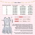 thumbnail image 7 of YEAHDOR Kids Girls Jazz Tap Dance Costume Sequins Bowknot Ballet Leotard Dress Gold 6, 7 of 7