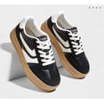 thumbnail image 4 of LUCKY STEP Classic Platform Sneakers Fashion Retro Casual Shoes,Black/White,Womens, 4 of 6