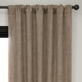 thumbnail image 3 of Half Price Drapes Dutch Cocoa Blackout Faux Linen Room Darkening Curtain, 50W x 84L (1 Panel), 3 of 12