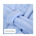 thumbnail image 2 of Sonducket Ropa de dormir de terciopelo Coral, Toalla de baño grande gruesa, albornoz largo para parejas, camisón transpirable, pijamas cálidos Pijama Azul, 2 of 6