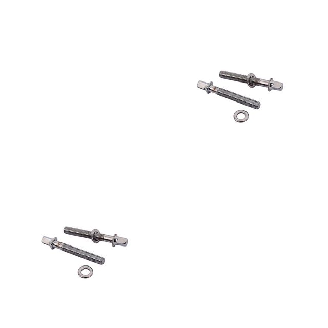 Transemion 2 Pieces Drum Set Screws Professional Frame Components Drums Mounting Screw As shown 50mm 2Set
