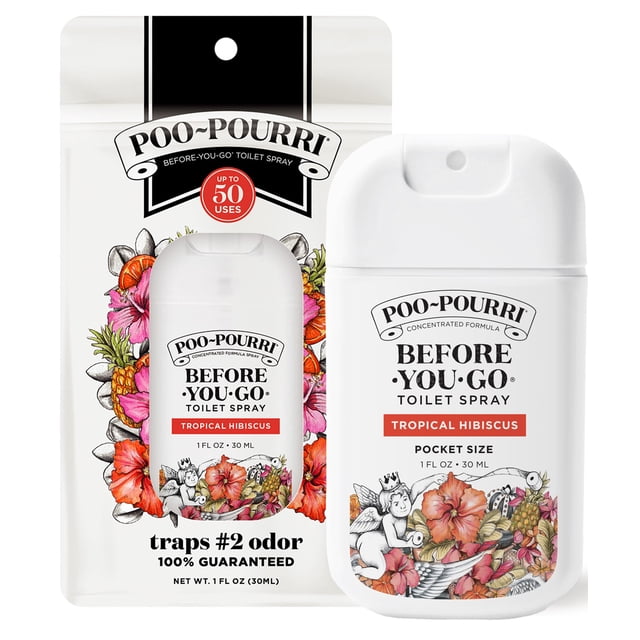 Spray para inodoro Poo-Pourri Tropical Hibiscus 30 ml para viaje