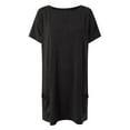 thumbnail image 5 of Women Tank Tops With Bras Built In Womens Tops Short Sleeve T Shirts Pleated Dressy Casual Round Neck Summer Clothes Outfits Blouses Loose Fit, 5 of 9
