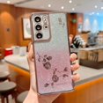 thumbnail image 3 of for Samsung Galaxy S21 Ultra Glitter Clear Case for Women Girls Cute Flower Bling Sparkle Luxury Plating Full Lens Camera Protection Phone Cover for S21 Ultra 5g 6.8" 2021 (Pink), 3 of 6