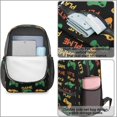 thumbnail image 4 of Game Controller Black Pattern 17" School Backpacks for Teens,Waterproof Oxford Fabric,S-Shape Padded Straps for School,Travel,Hiking,Camping, 4 of 6