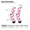thumbnail image 5 of Yiaed Lilies Flowers Print Great elasticity Crew Socks Sports socks for Men and Women, 5 of 5