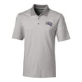 thumbnail image 2 of Men's Cutter & Buck Gray Stephen F Austin Lumberjacks Big & Tall Forge Tonal Stripe Stretch Polo, 2 of 3