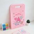 thumbnail image 1 of Carpeta Kawaii Sanrio Hello Kittys Cinnamoroll Kuromi, bolsa de órgano portátil de Anime de dibujos animados, bolsa de almacenamiento de papel de prueba de gran capacidad A4, 1 of 3