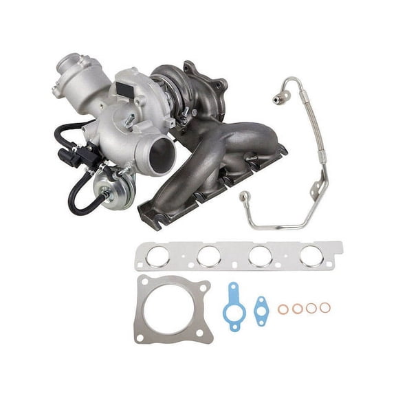 Turbocharger with Exhaust Manifold - Compatible with 2009 - 2012 Audi A4 Quattro 2.0L 4-Cylinder 2010 2011