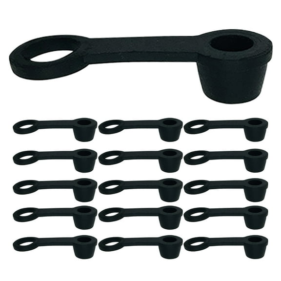 25pcs Black Rubber Dust Caps for Bike Brake Bleeder Nipples Universal Brake Fluid Fitting Covers