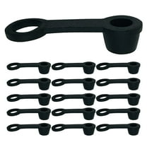 25pcs Black Rubber Dust Caps for Bike Brake Bleeder Nipples Universal Brake Fluid Fitting Covers