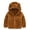 Khaki, variant on Newborn Baby Solid Color Fleece Jacket 9M-5Y Ears Hooded Coat Todder Boys Girls Casual Warm Outerwear Tops Winter Coats