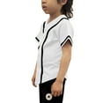 thumbnail image 2 of Lappel Kids Baseball & Softball Button Down Jersey for Children Sports & League Team Uniforms Hipster Shirts Made in USA, 2 of 4