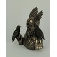 thumbnail image 2 of Veronese Odin Norse God with Ravens Statue Sculpture Figurine, 2 of 3
