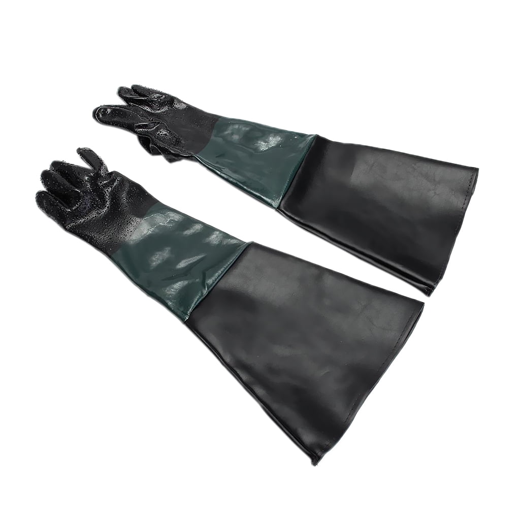 7" x 24'' Heavy Duty PVC Sandblasting Gloves for Replacement 1 PAIR 