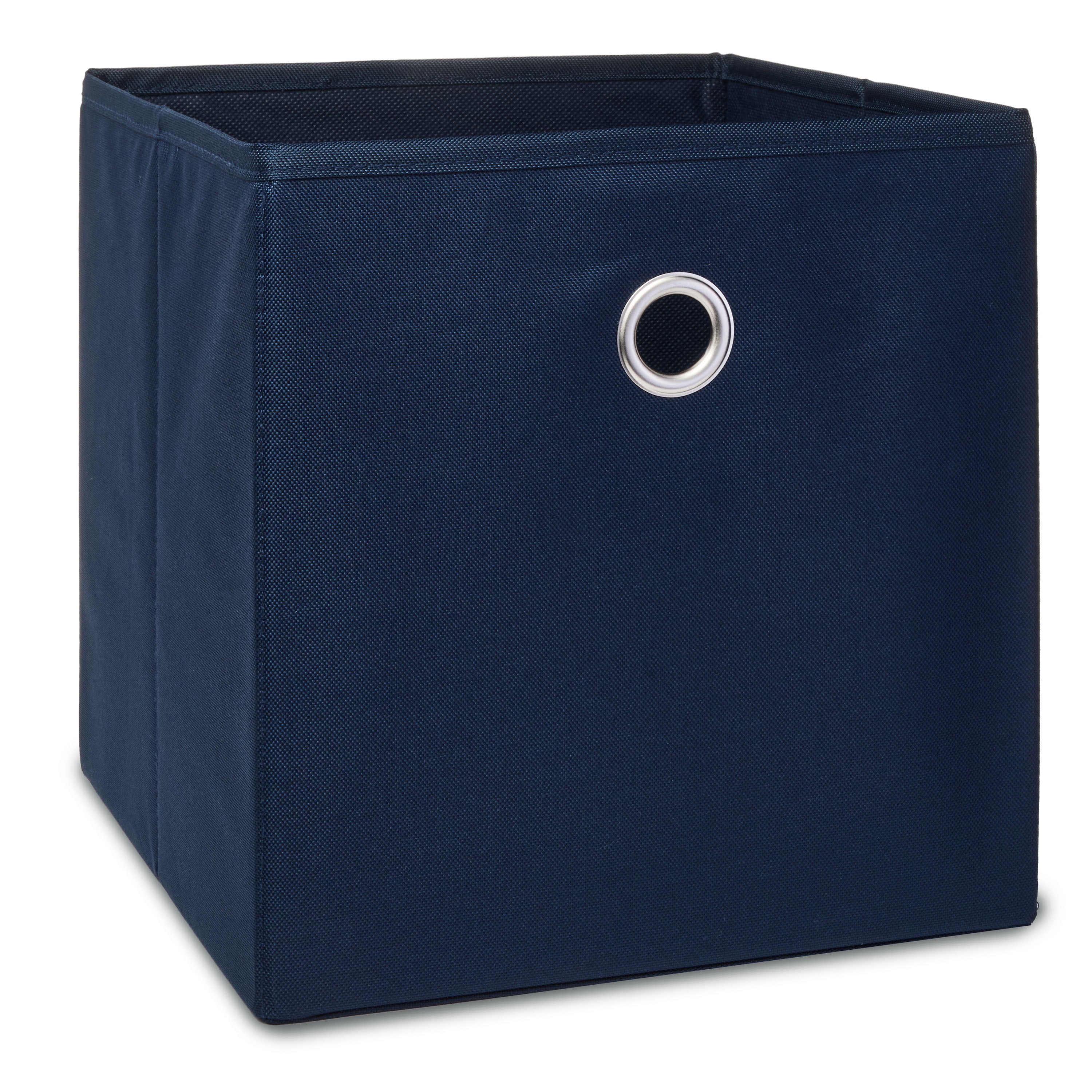 New in Package Mainstays Half-Size Collapsible Storage Bins Blue Set Of 2 