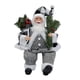 thumbnail image 2 of Muñeco de Papá Noel tradicional de pie, juguete coleccionable, figuras de Papá Noel, figura para 17cmx10cmx30cm, 2 of 8