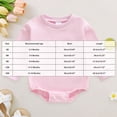 thumbnail image 3 of larppty Big Sister Little Sister Matching Outfit Newborn Baby Girl Long Sleeve Romper Toddler Girl Pullover Sweatshirt Top, 3 of 7