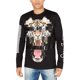 thumbnail image 1 of Sean John Rise Up - Camiseta gráfica para hombre, color negro, extragrande, 1 of 1