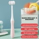 thumbnail image 2 of Cepillo de dientes nano de silicona de 3 lados Cepillos de dientes limpios dentales de seguridad (rosa) Tmvgtek cuidado belleza, 2 of 8