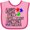 Pink and Fuchsia, variant on Inktastic Autism Awareness Acronym Boys or Girls Baby Bib
