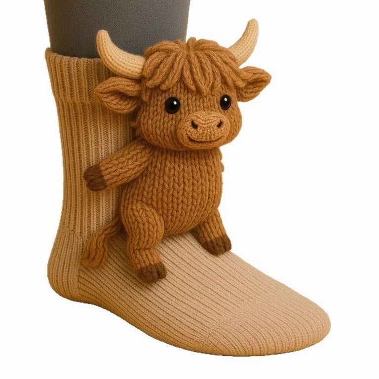 Generisch Animal Socks, 3D Knit Animal Socks Produktbild-Vorschau 11
