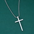 thumbnail image 4 of Stainless Steel Cross Necklace, 4 of 4