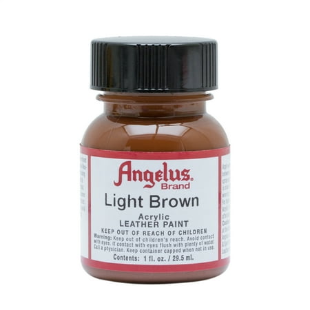 UPC: 0086366710210 | Angelus® Acrylic Leather Paint  1 oz.  Light Brown