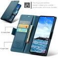 thumbnail image 3 of WWS-for Samsung Galaxy S24 Plus Wallet Case with Card Holder, Kickstand RFID Blocking Magnetic Closure Shockproof Protective PU Leather Case for Samsung S24 Plus Flip Case Wallet - Blue, 3 of 4