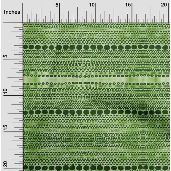 oneOone Polyester Spandex Green Fabric Block Sewing Fabric By The Yard Printed Diy Clothing Sewing Supplies 56 Inch Wide-BFW