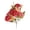 Red, variant on European Style Peony Artificial Flower Bouquet, Small Silk Flowers for Home Decor, Vase Arrangements, Wedding Accessories, Table Centerpieces, A 24Cm European-Style Mini Peony Bouquet