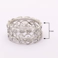 thumbnail image 3 of 2.00 CTW Natural Diamond Polki Multi Band Eternity Ring 925 Silver Jewelry, 3 of 5