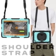 thumbnail image 7 of for Lenovo Tab 10.1/ Tab K10C Case 10.1 inch 2025, 360 Rotating Shockproof Cover with Stand, Handle, Shoulder Strap, Sky Blue Panel, 7 of 7