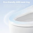 thumbnail image 6 of Tereitr Electric Bidet Toilet Seat with Warm Water & Dryer, Elongated Heated Toilet Seat for 18.5"-19.5" Toilet, Instant Heating, Self-Cleaning Nozzle, Remote Control, 110V, White, 6 of 9