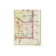 thumbnail image 2 of Historic County Map - Kent County Michigan - Walling 1873 - Vintage Wall Art, 2 of 4