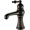 Black Oil S, variant on Bathroom Basin Faucets Antique Bronze Brass Bathroom Mixer Faucet Cold and Hot Water Sink Taps Single Handle Deck Mounted Crane