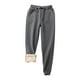 thumbnail image 2 of Pntutb Moda Mujer Deporte de invierno Pantalones de pierna de cintura alta Sólido Casual Suelto Cordero Terciopelo Leggins Pantalones largos Pntutb Pntutb-1938, 2 of 5