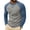 A141 Gray, variant on Xdegoge Mens Raglan Long Sleeve Baseball T Shirt Color Block Crewneck V Stitch Detail Casual Vintage Fall Athletic Workout Active Daily Pullover Tops Tees Shirts