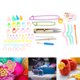 thumbnail image 5 of Sewing Travel Kit, Easy Mutifuctional Stainless Steel Plastic Sturdy Small Knitting Kit  For Crochet Beginners Kit For Women For Sewing Tool For Children ANGGREK Knitting Accessories, 5 of 8
