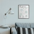 thumbnail image 5 of Stupell Indtries Winter Holiday Word Search Activity Christmas Phrases Framed Wall Art Design by Daphne Polselli, 24" x 30", Black Framed, 5 of 5