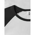 thumbnail image 3 of Hat and Beyond Kids Premium Colorblock Casual ¾ Raglan Sleeve Baseball T-Shirts, 3 of 6