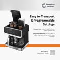 thumbnail image 3 of Complete Cuisine 2-in-1 Programmable Coffee Maker, 12-Cup Pot & Single-Serve Pod, 3 of 11
