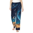 thumbnail image 1 of Fotbe Astronaut In A Space Suit On The Planet Pantalones de Pijama para Mujer, Pantalones de Dormir, Pantalones Pj con Cordón y Bolsillos-Small, 1 of 6