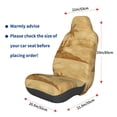 thumbnail image 2 of Lsque Retro Palm Tree Pattern Car Seat Covers for Front Seats , Waterproof Seat Covers for Cars, Sporty Front Seat Covers,Car Seat Cover Protector Front Seats, 2 of 5
