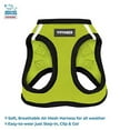 thumbnail image 3 of Voyager Step-in Air All Weather Mesh Harness and Reflective Dog 5 ft Leash Combo with Neoprene Handle, for Small, Medium and Large Breed Puppies - Lime/Black Trim, X-Large, 3 of 9