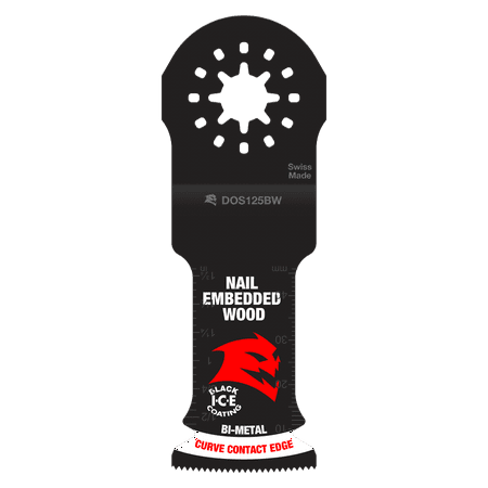 UPC: 0008925155355 | Freud DOS125BW3 Starlock Bi-Metal Oscillating Tool Blades  For Nail-Embedded Wood  1-1/4-In.  3-Pk. – Quantity 1