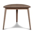 thumbnail image 3 of New Classic Furniture Oscar 3-Piece Wood Corner Table Set in Walnut/Dark Gray, 3 of 6