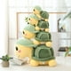 thumbnail image 3 of 1 pieza Adorable tortuga juguete muñeco de peluche corto adorno de sofá relleno cojín de apoyo trasero suministros para el hogar para la tienda del hogar, 3 of 5